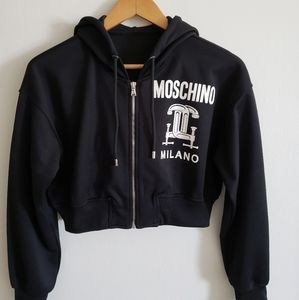 Women's Moschino Cropped Hoodie